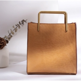Women's bag new diagonal shoulder handbag Italian vegetable tanned leather retro handmade shoulder bag
