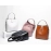 Autumn and winter new wax cow leather women's bag portable bucket bag versatile shoulder messenger bag