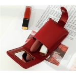 Mirror lipstick box small square bag lady fashionable cute lipstick makeup bag