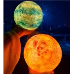 Children's hand-painted moon lamp DIY hand-painted material bag
